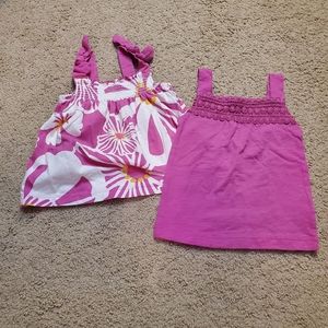 Carters baby girls tank tops size 18 months